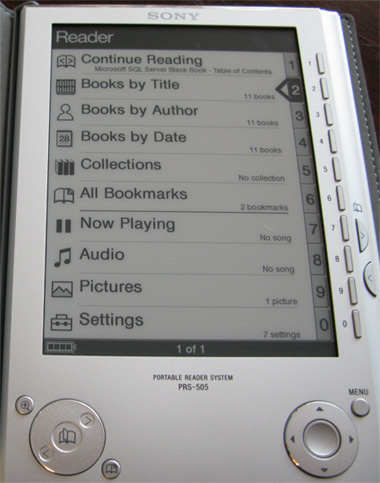 sony prs 505 review